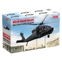 Maquette hélicoptère : Black Hawk Down. Operation Gothic Serpent en 1:48 - ICM