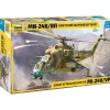 Maquette hélicoptère : Mil Mi-24V/VP - Zvezda