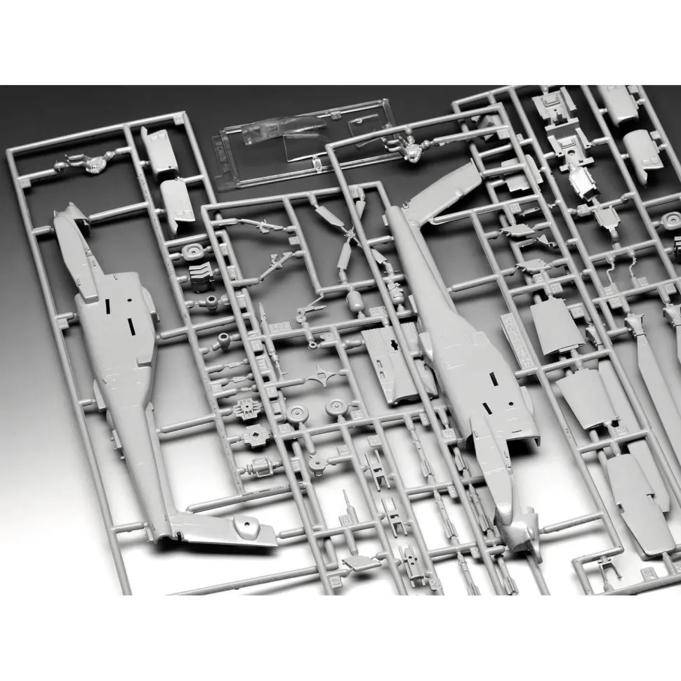 Maquette hélicoptère : Model Set : AH-64 Apache - Revell