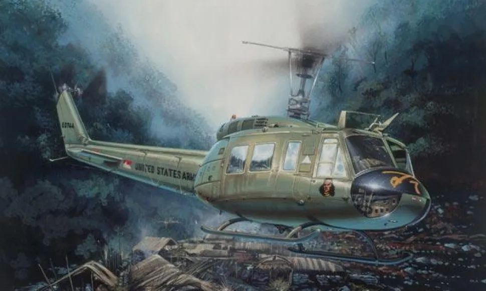 Maquette hélicoptère : UH 1D - Italeri
