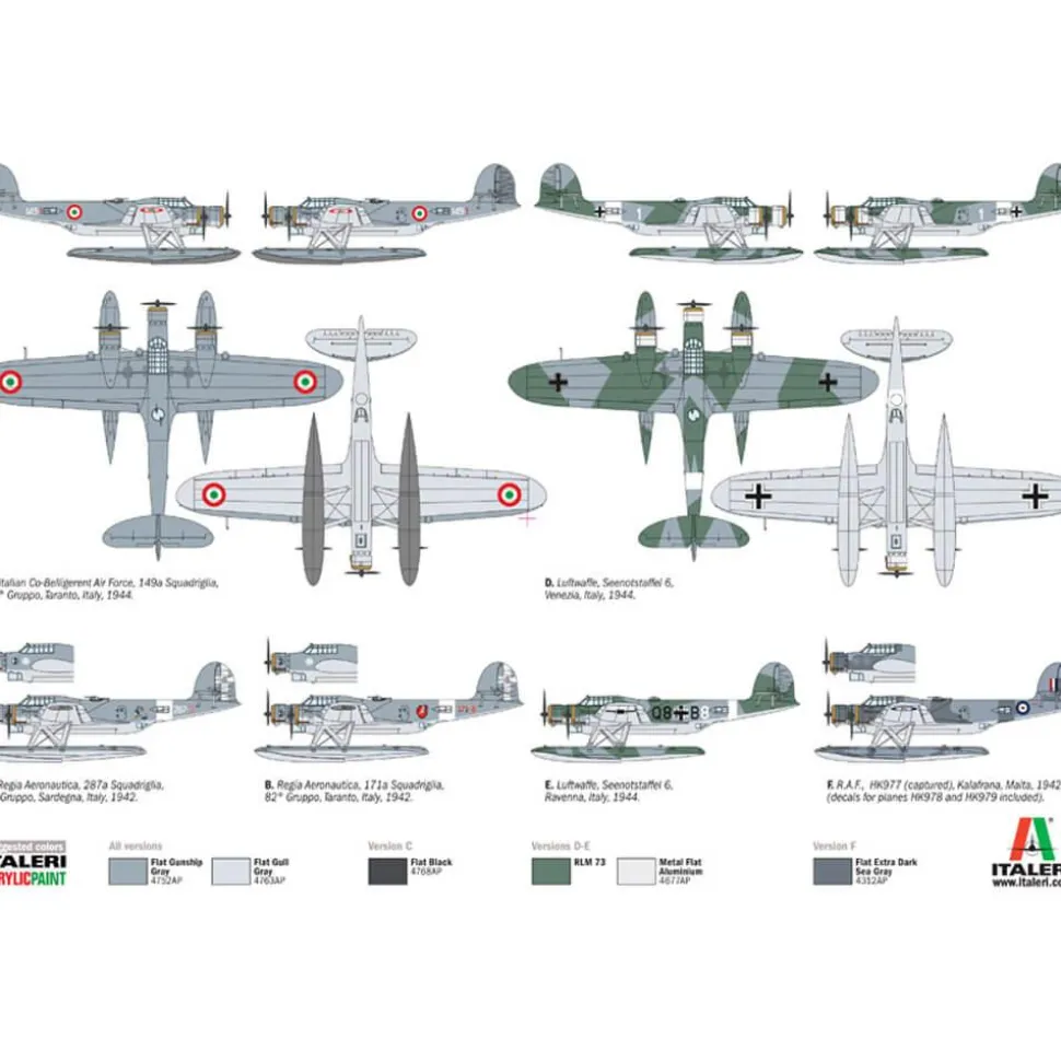 Maquette Hydravion : Cant Z 506 Airone - Italeri