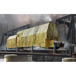 Maquette locomotive : German Panzerlok BR57 Armoured Locomotiv - Hobby Boss