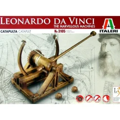 Maquette machine Léonard de Vinci : Catapulte - Italeri