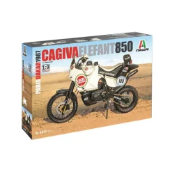 Maquette moto : Cagiva Elephant 850 Dakar 1987 - Italeri