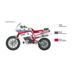 Maquette moto : Yamaha Ténéré 660cc - Italeri
