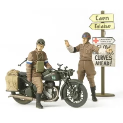 Maquette Moto militaire britannique BSA M20 avec figurines - Tamiya