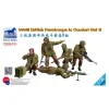 Maquette parachutistes : WWII British paratroops In Combat Set B - Bronco Models