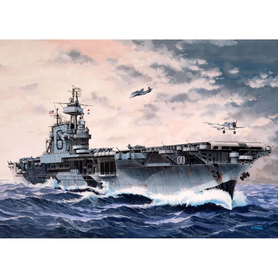 Maquette Porte-avions : Model Set : Uss Enterprise CV-6 - Revell