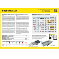 Maquette remorque : STARTER KIT Goods Trailer - Heller