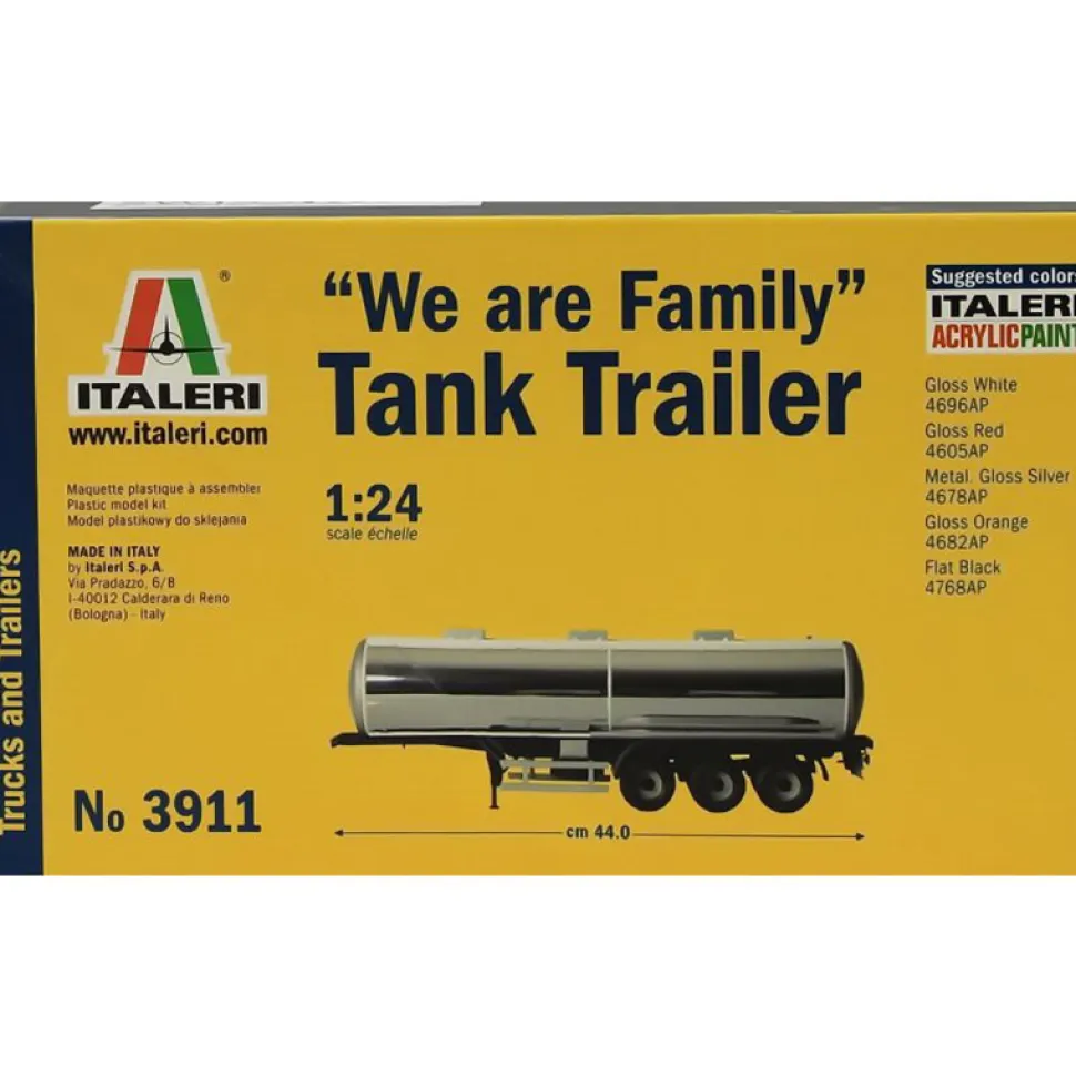 Maquette remorque Citerne Swissmil - Italeri