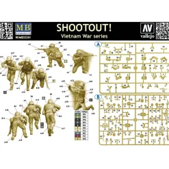 Maquette SHOOTOUT! Série Guerre du Vietnam - Master Box