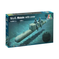 Maquette sous-marin : S.L.C. 200 Maiale avec équipage - Italeri