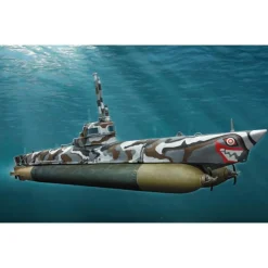 Maquette sous-marin : Sous-marin de poche Biber - Italeri