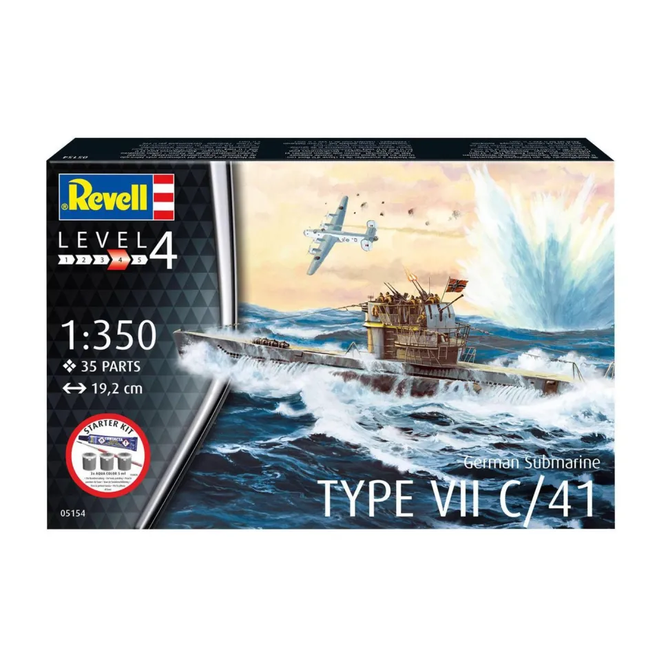 Maquette Sous-marin - Starter Kit - Type VII C/41 - Revell
