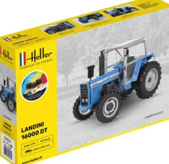 Maquette Tracteur : Starter Kit : Landini 16000 DT - Heller