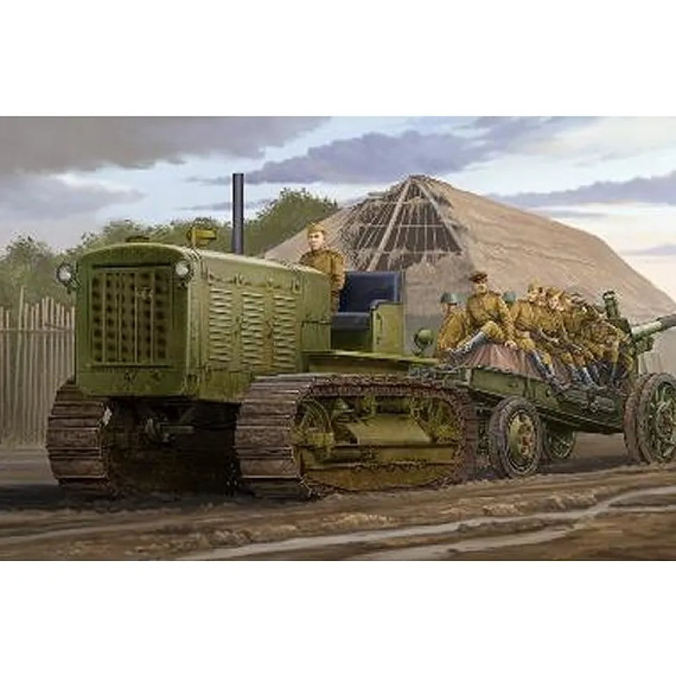 Maquette Tracteur d'artillerie ChTZ S-65 Soviétique 1941 - Trumpeter