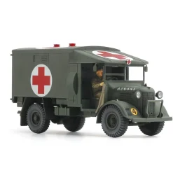 Maquette vehicule militaire : British 2to. 4x2 Ambulance - Tamiya