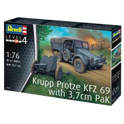 Maquette vehicule militaire : Krup Protze KFZ with 3.7 cm Pak - Revell