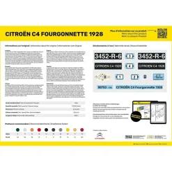 Maquette véhicule : Citroën C4 Fourgonnette 1928 - Heller
