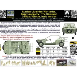 Maquette véhicule combat ukrainien : Buggy Mongoose - Master Box