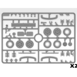 Maquette véhicule et figurines : G7107 en service allemand avec l'infanterie - ICM