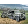 Maquette véhicule militaire et figurines : Sd.Kfz.10 avec obusier Le.IG 18 et équipage - Italeri