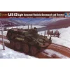 Maquette véhicule militaire : Véhicule blindé léger USMC LAV-C2 - Trumpeter