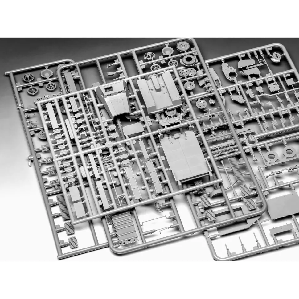 Maquette véhicule militaire :sWS mit Flak-Aufbau als Sfl. mit 3,7cm Flak 43 - Revell