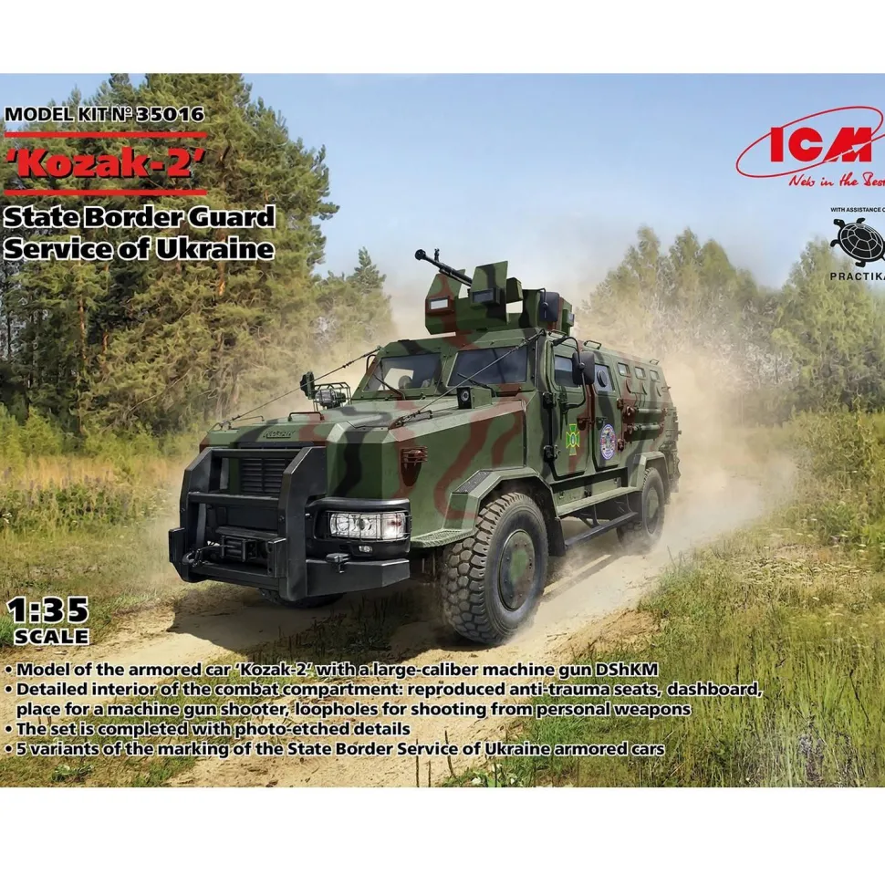 Maquette véhicule militaire: Kozak-2 - ICM