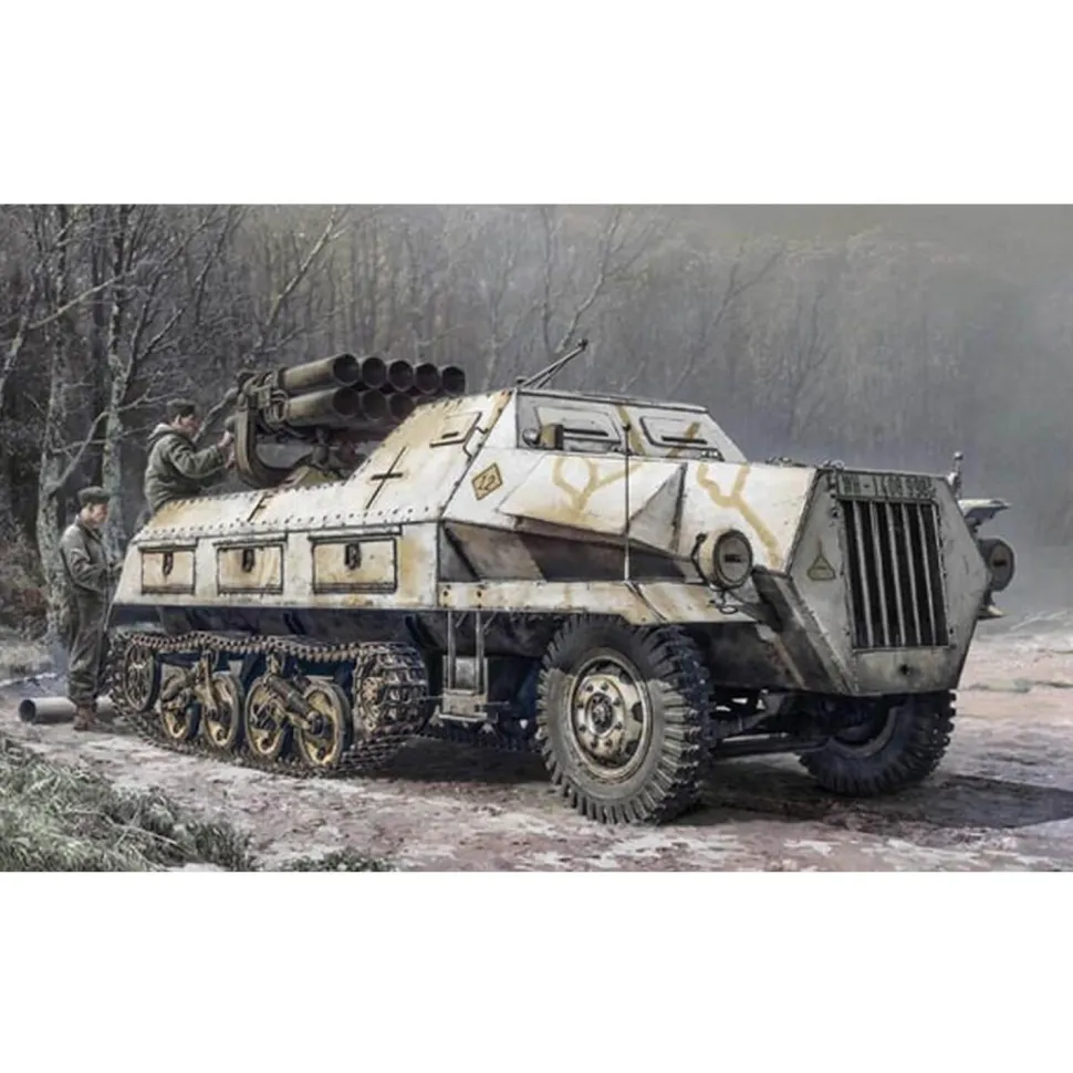Maquette véhicule militaire : Sd.Kfz.4/1 Panzerwerfer - Italeri