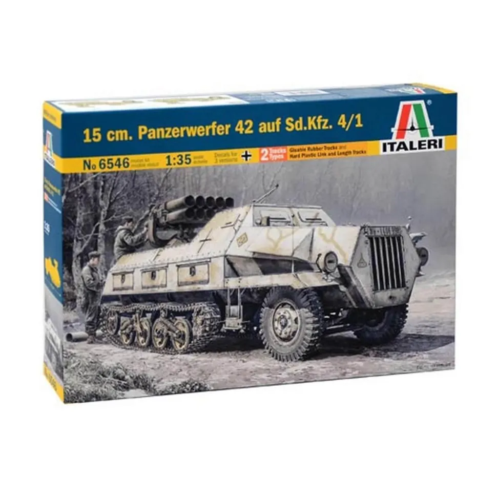 Maquette véhicule militaire : Sd.Kfz.4/1 Panzerwerfer - Italeri