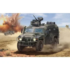 Maquette véhicule militaire : GAZ Tiger "Arbalet" - Zvezda