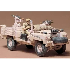 Maquette véhicule militaire : Land Rover Pink Panther SAS - Tamiya