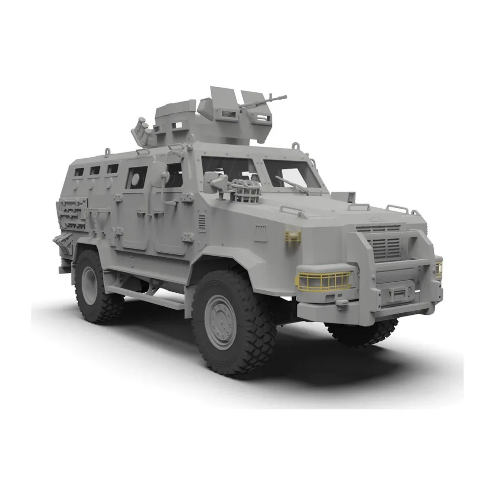 Maquette véhicule militaire : Kozak-2, Véhicule blindé ukrainien de classe MRAP - ICM