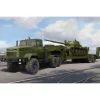 Maquette véhicule militaire : Tracteur Ukraine KrAZ-6446 avec semi-remorque MAZ / ChMZAP-5247G - Hobby Boss