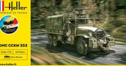 Maquette véhicule militaire : Kit : GMC CCKW 353 - Heller