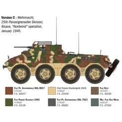 Maquette véhicule militaire : Sd. Kfz. 234/1 en 1:35 - Italeri