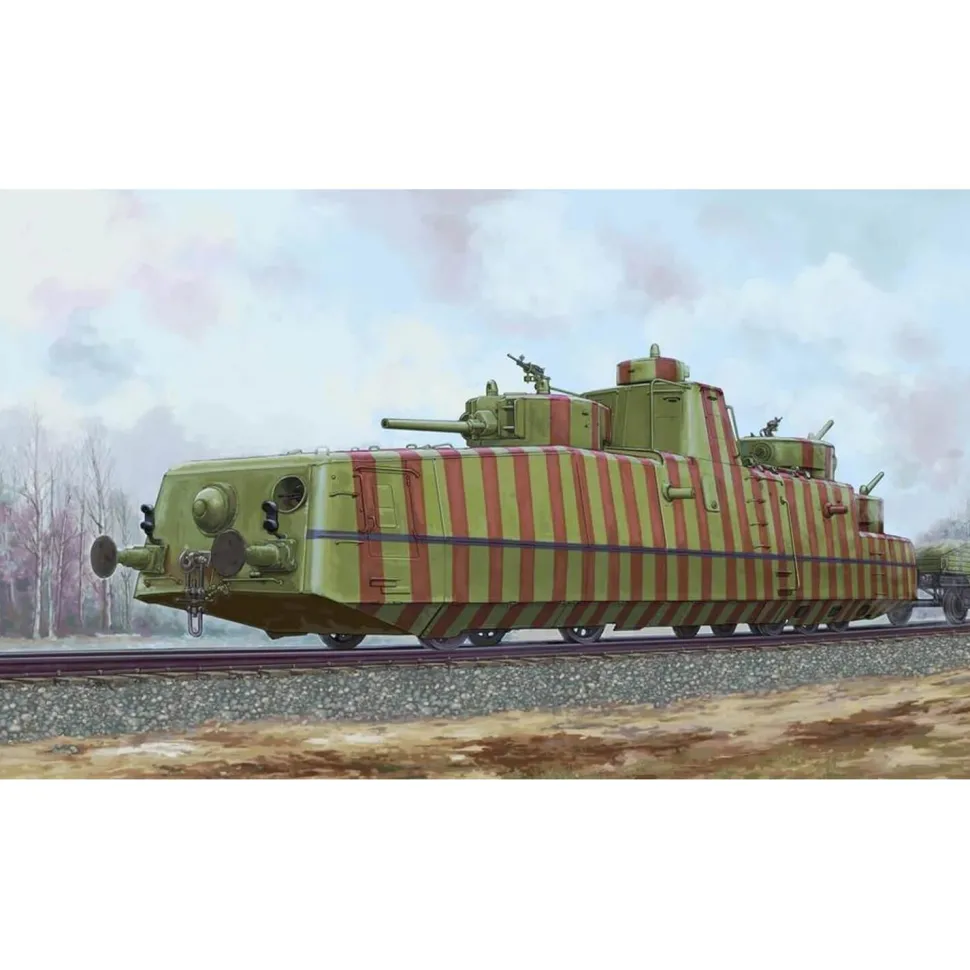 Maquette véhicule militaire : Train blindé MBV-2 soviétique - Hobby Boss