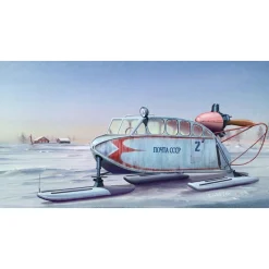Maquette véhicule militaire : Aerosan Soviétique NKL-6 - Trumpeter