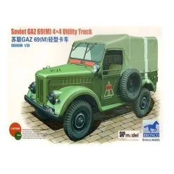 Maquette Véhicule Militaire : Soviet GAZ 69(M) 4x4 Utility Truck - Bronco Models