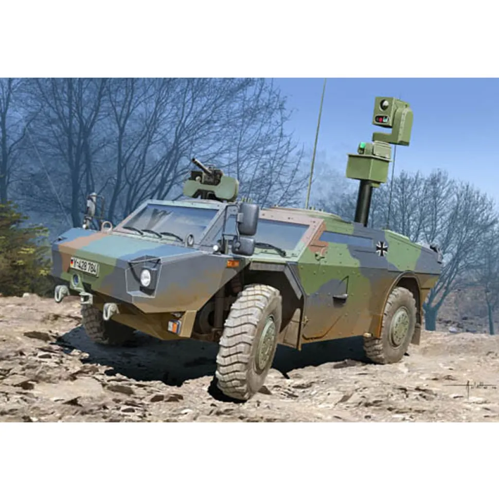 Maquette Véhicule Militaire : Véhicule de combat Fenneck LGS, version Bundeswehr - Trumpeter