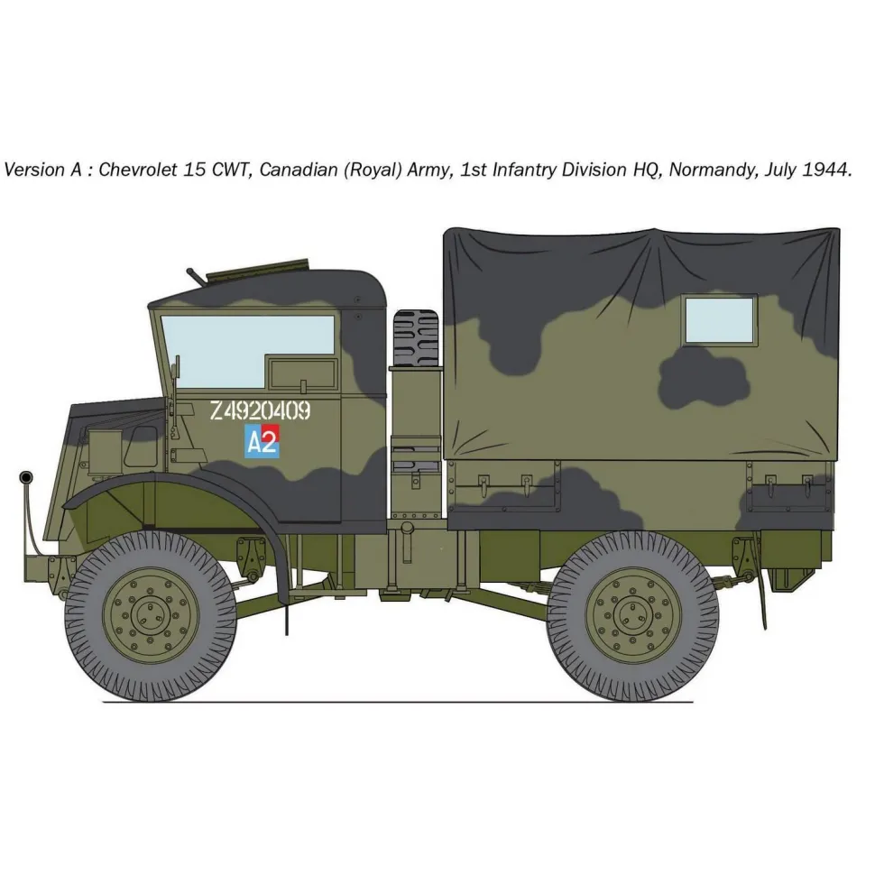 Maquette Véhicule Militaire : Chevrolet 15 CWT - Italeri