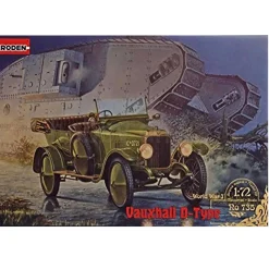 Maquette Véhicule Militaire : Vauxhall TYPE D - 1917 - Roden