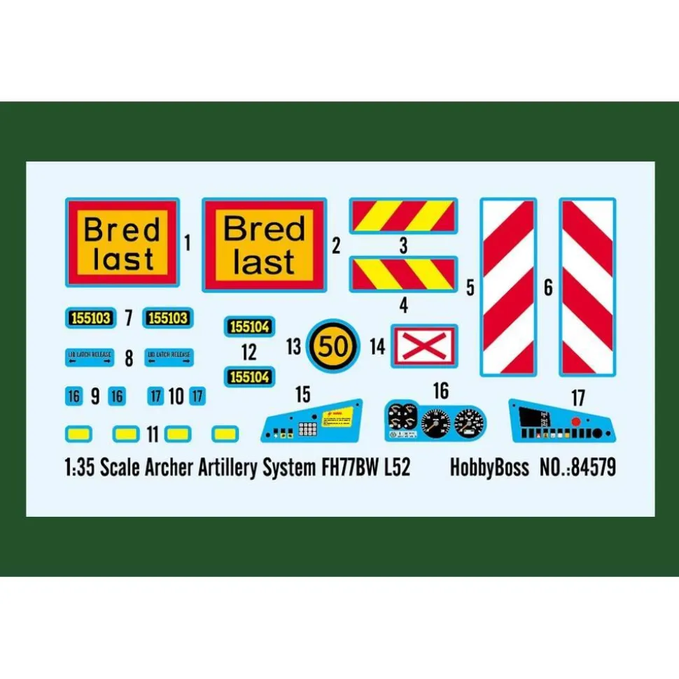 Maquette Véhicule Millitaire : Système d'artillerie Archer FH77BW L52 - Hobby Boss