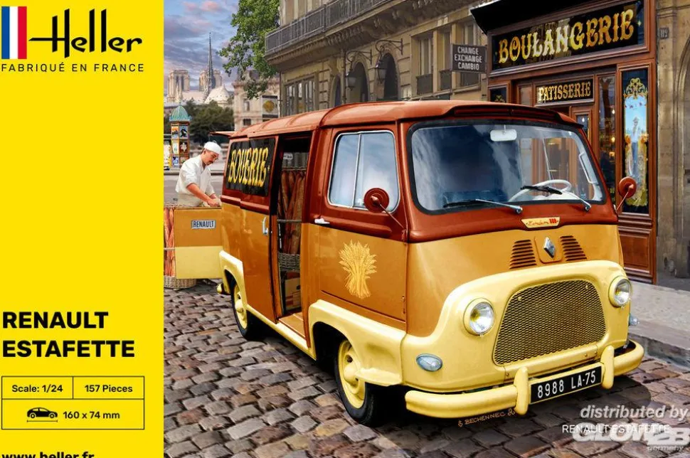 Maquette véhicule :Renault Estafette - Heller