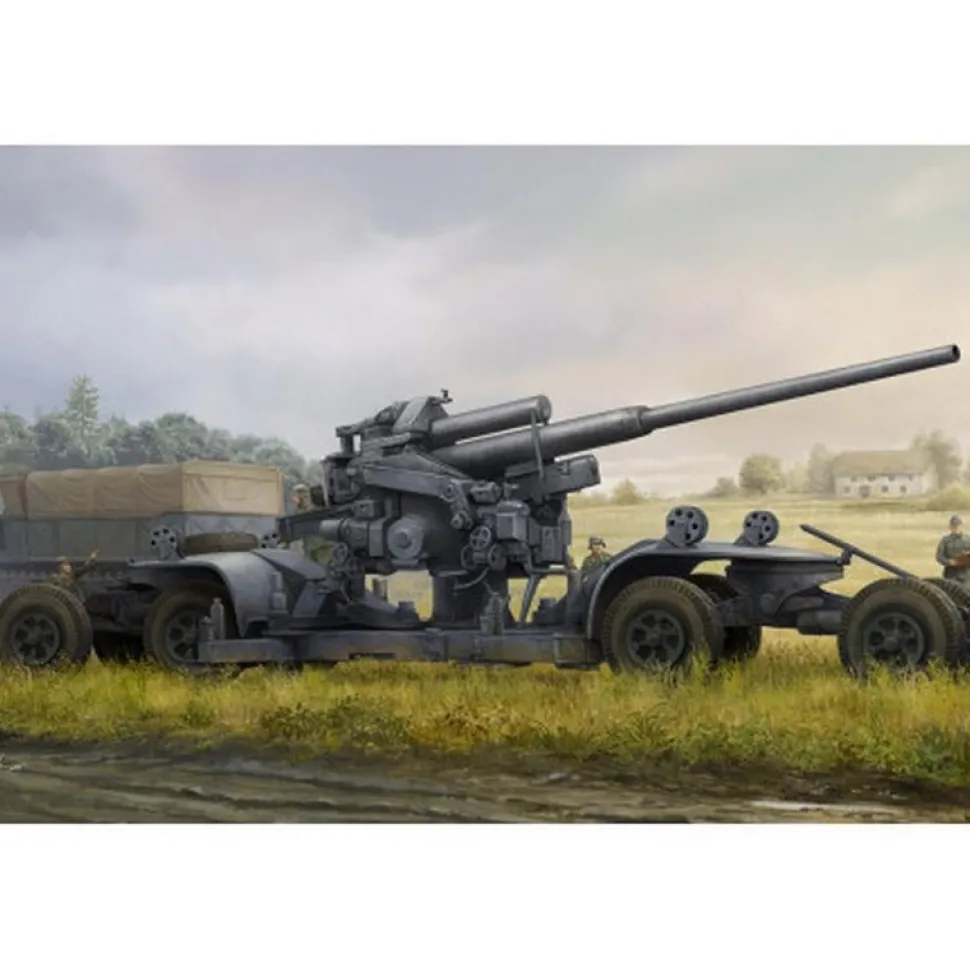 Maquette Véhicules Militaires : Canon antiaérien FLAK 40 - Hobby Boss