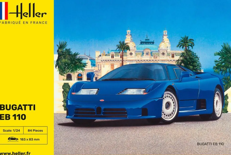 Maquette voiture : Bugatti Eb 110 - Heller