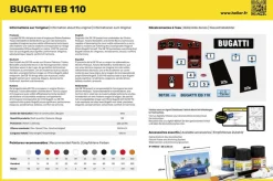 Maquette voiture : Bugatti Eb 110 - Heller