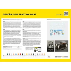 Maquette voiture : Citroën 15 CV - Heller