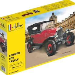 Maquette Voiture : Citroën 5CV Trefle - Heller